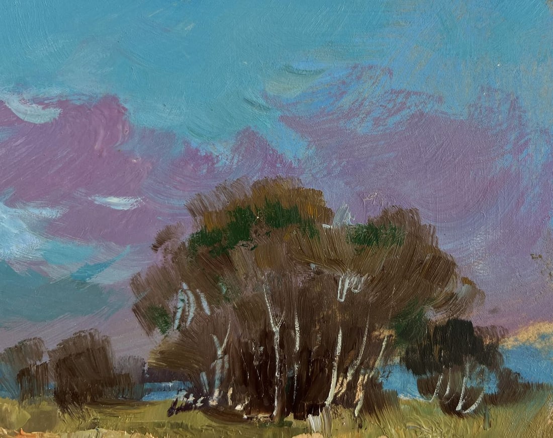 Oil painting In the field near the lake Yuriy Suprunchuk - 4