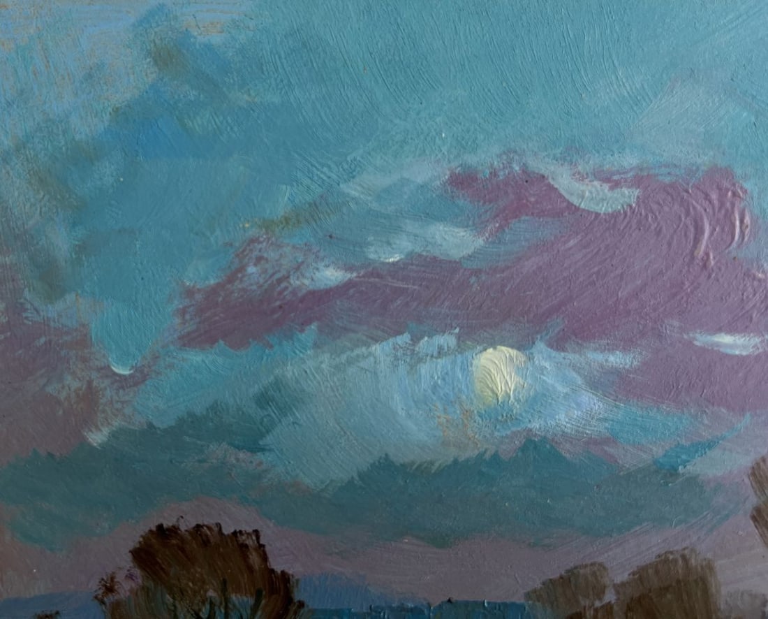 Oil painting In the field near the lake Yuriy Suprunchuk - 7