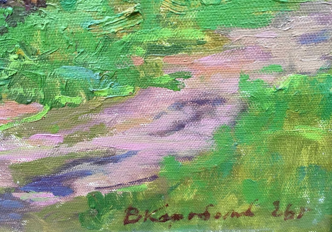 Spring oil painting - 3