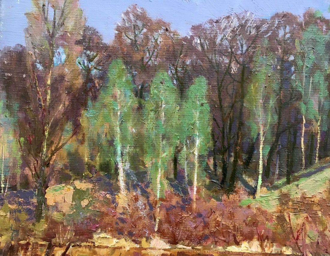 Spring oil painting - 6
