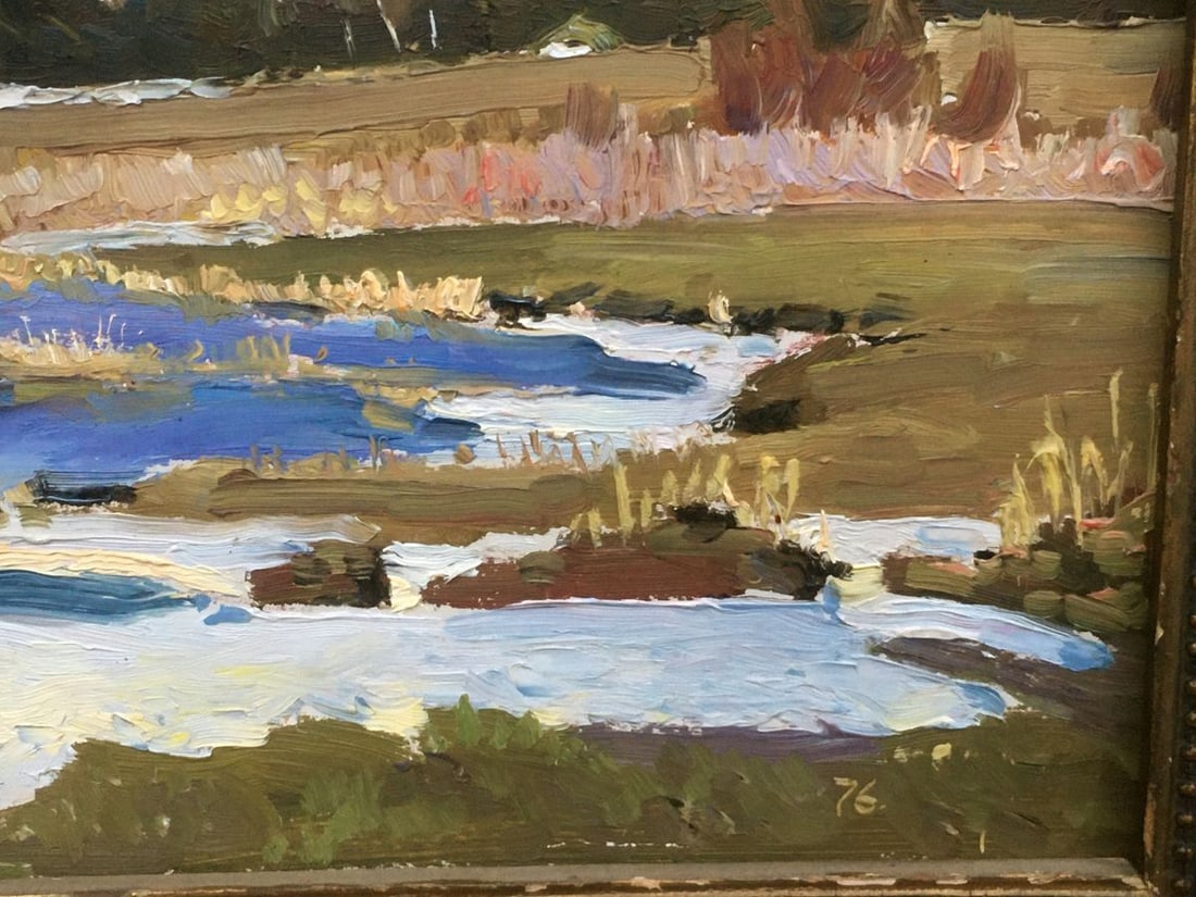 Oil painting Pond Field Ivanenko Vladimir Mikhailovich - 4