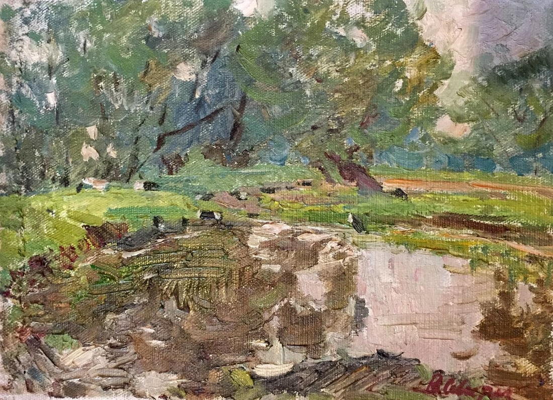 Oil painting swamp (1 of 7)