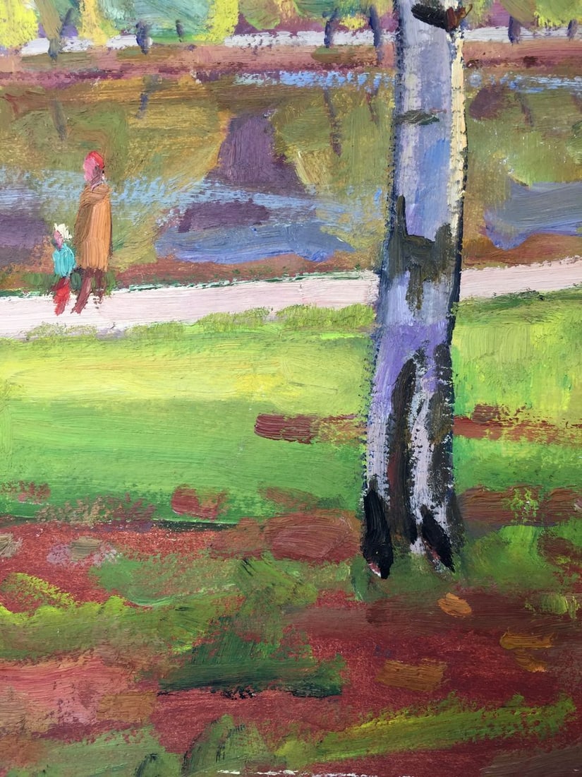Oil painting Walk in the park Khrustalenko Nikolay Alexandrovich - 3
