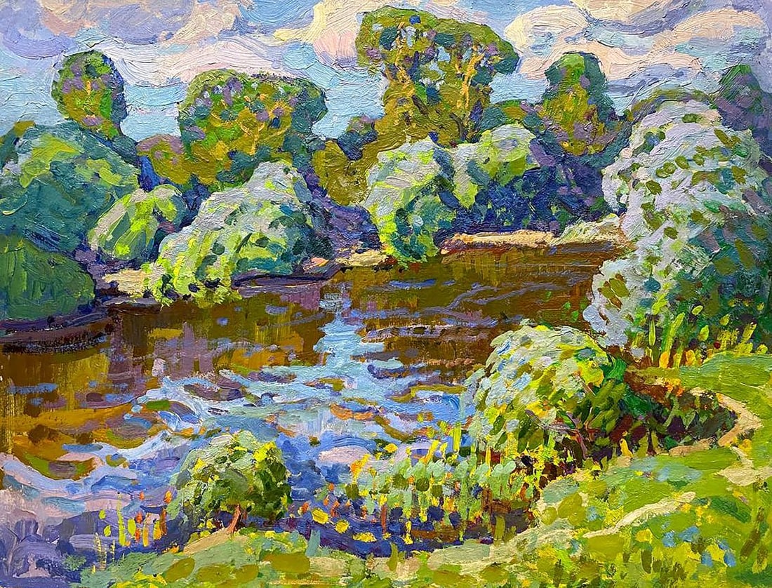 Oil painting Summer day Ruban Grigory Savelyevich: Title: Oil painting Summer day Ruban Grigory Savelyevich Description: GS 349 *** ABOUT THIS PAINTING *** * TITLE: "Summer day" * ARTISTS: Ruban Grigory Savelyevich * SIZE: 47.5x62 cm/'18.70x24.40 inch