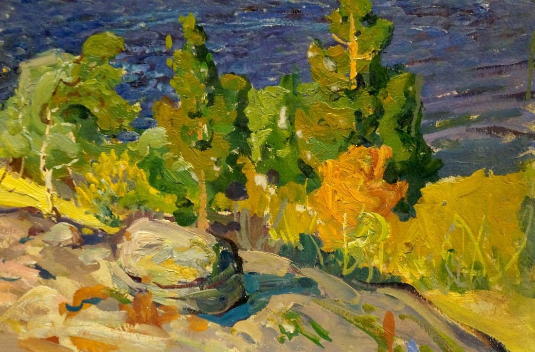 Oil painting Lake Fomin Anatoly Nikiforovich - 5