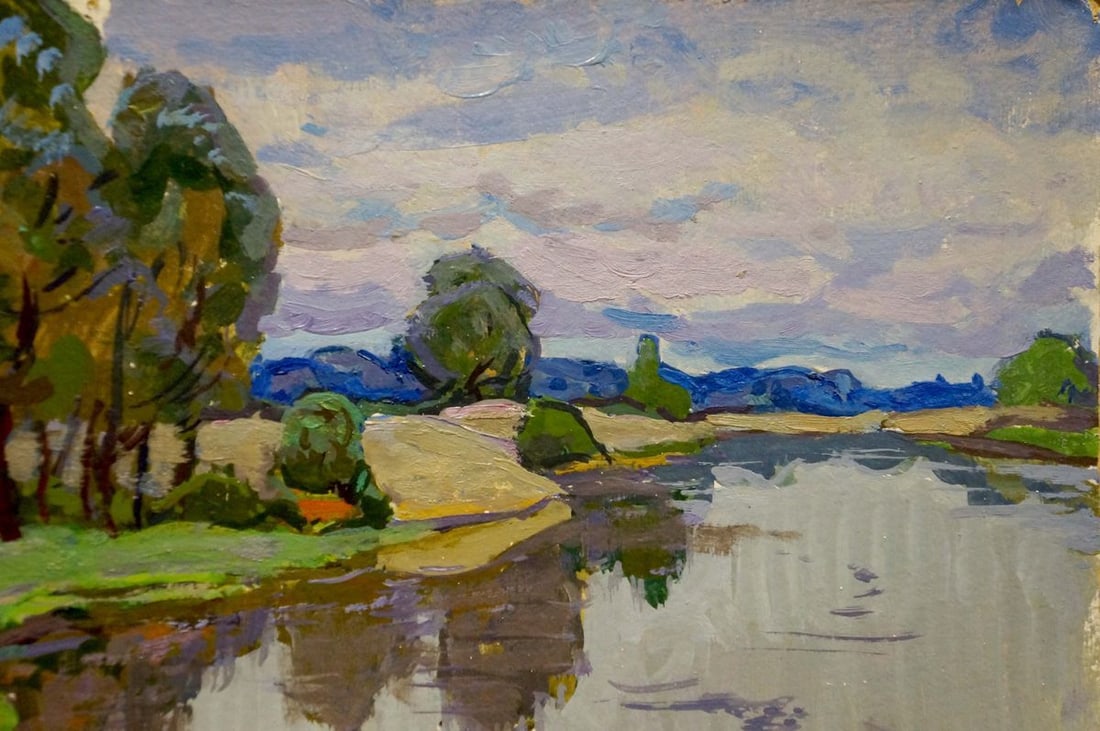 Oil painting Lake Ruban Grigory Savelievich - 4