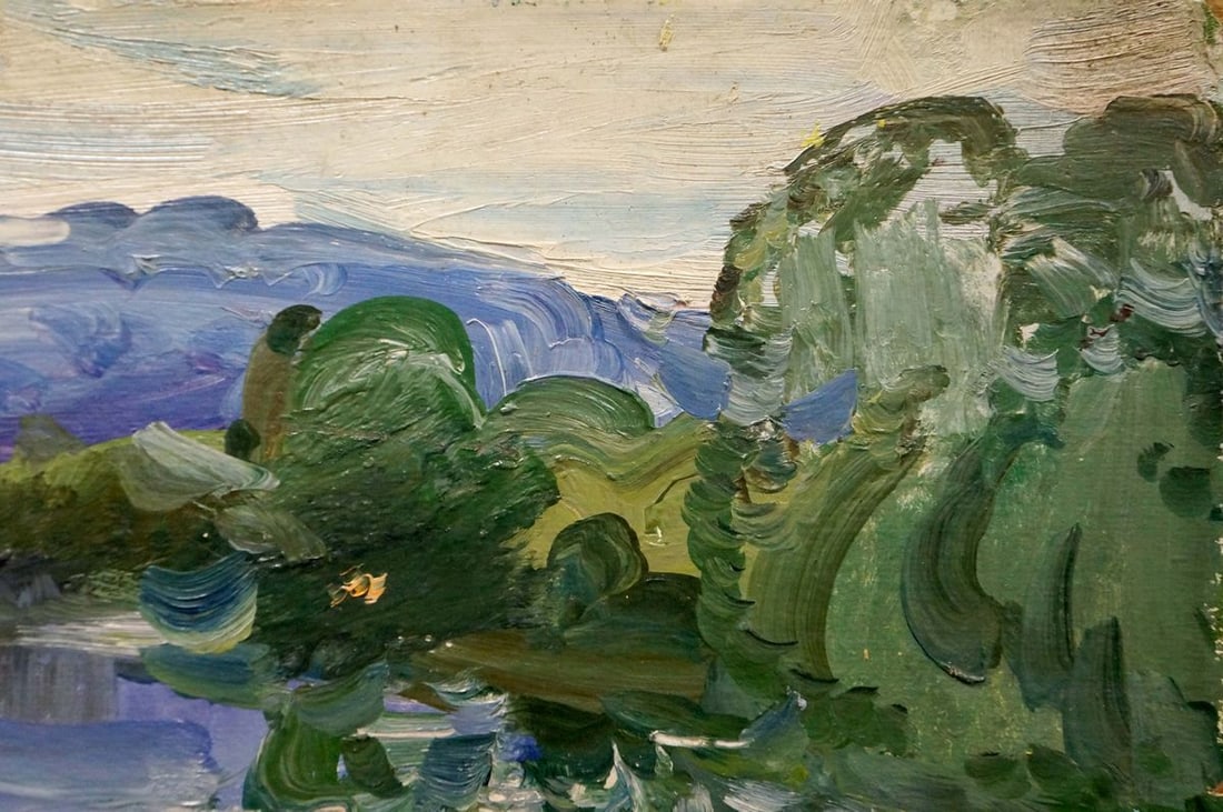 Oil painting Forest Lake Sologubov Nikolay Vasilievich - 4