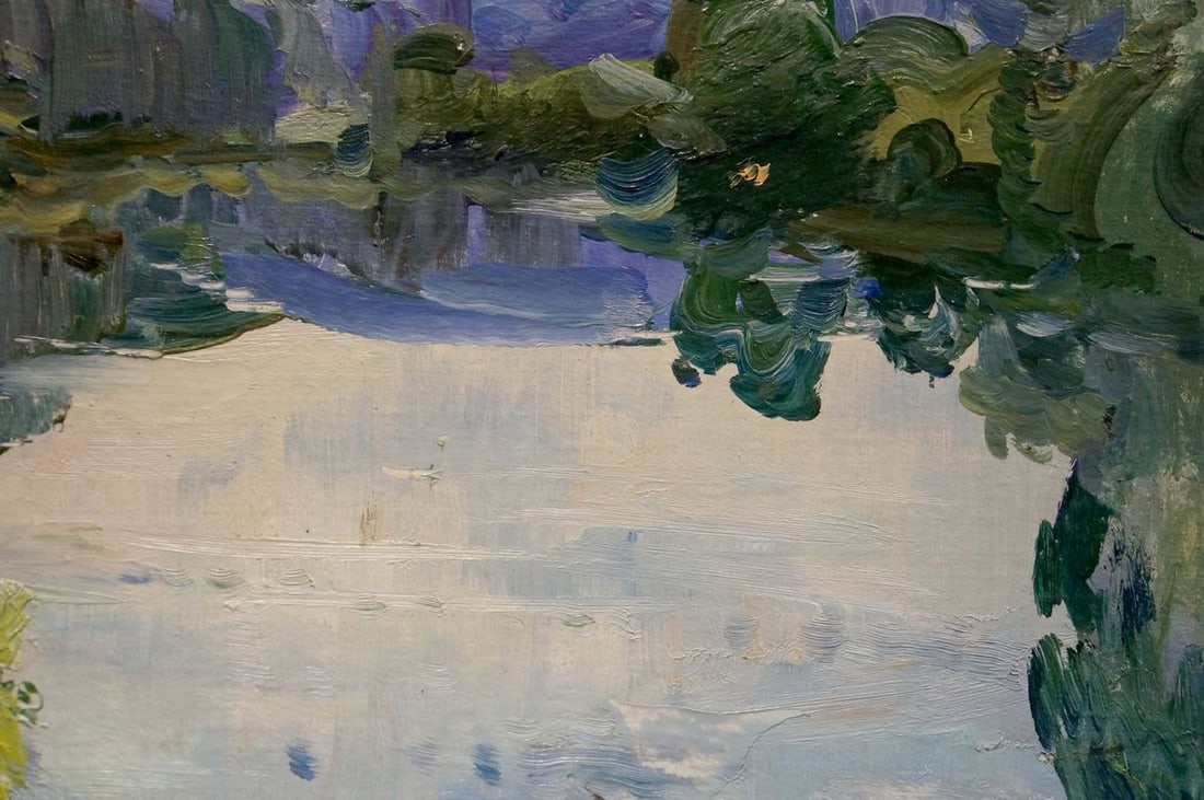 Oil painting Forest Lake Sologubov Nikolay Vasilievich - 6