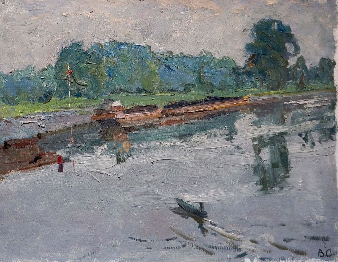 Oil painting It's a nasty day Sevastyanov Viktor Grigorievich: Title: Oil painting It's a nasty day Sevastyanov Viktor Grigorievich Description: Verns 767 *** ABOUT THIS PAINTING *** * TITLE: "It's a nasty day" * ARTISTS: Sevastyanov Viktor Grigorievich * SIZE: 3