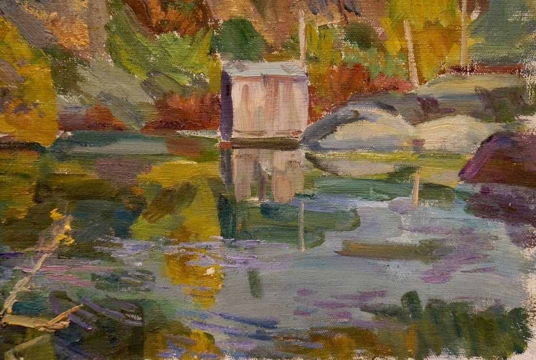 Oil painting On the lake Chernikov Nikolay Vladimirovich - 5