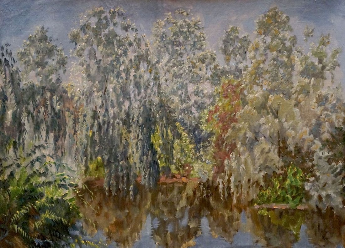 Oil painting Lake in the forest Chernikov Nikolay Vladimirovich: Title: Oil painting Lake in the forest Chernikov Nikolay Vladimirovich Description: Verns 1173 *** ABOUT THIS PAINTING *** * TITLE: "Lake in the forest" * ARTISTS: Chernikov Nikolay Vladimirovich * SI