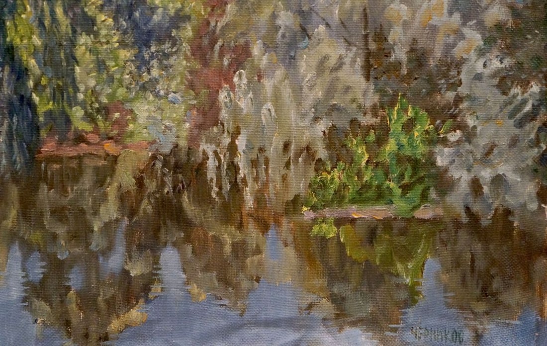 Oil painting Lake in the forest Chernikov Nikolay Vladimirovich - 5