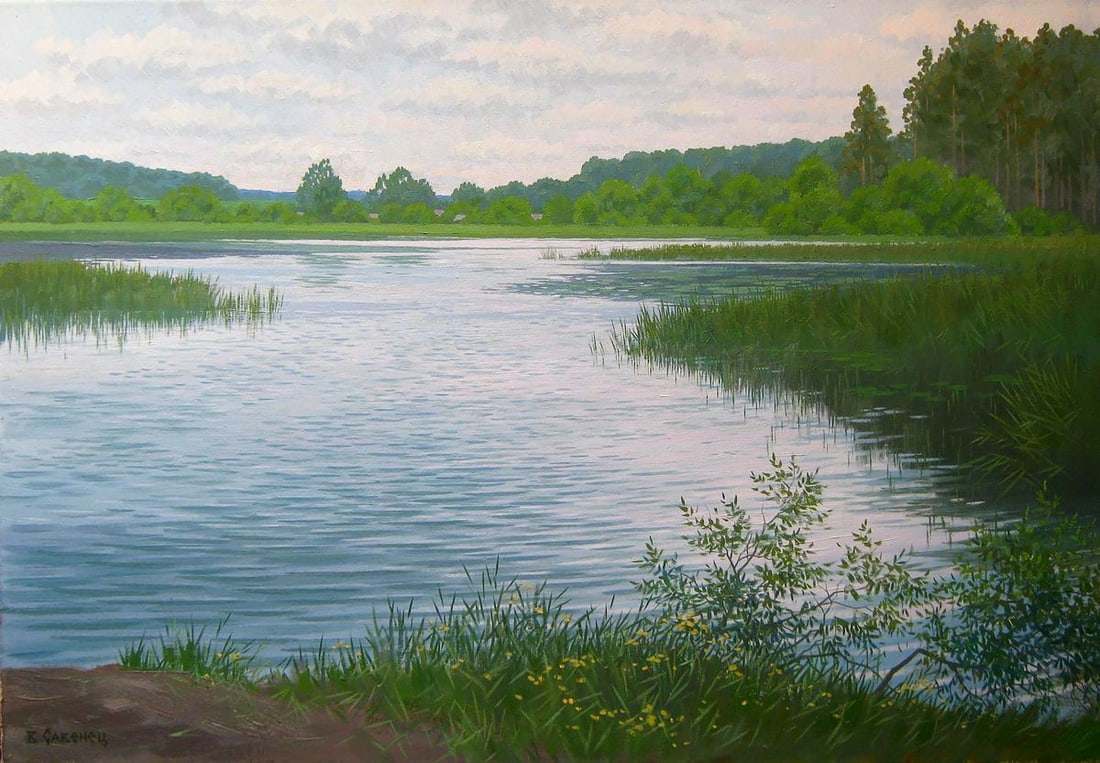 Oil painting Windy day Kalebets Valery: Title: Oil painting Windy day Kalebets Valery Description: Sav 105 *** ABOUT THIS PAINTING *** * TITLE: "Windy day" * ARTISTS: Kalebets Valery * SIZE: 55x80 cm/'21.65x31.49 inches' * MEDIUM: oil, canv