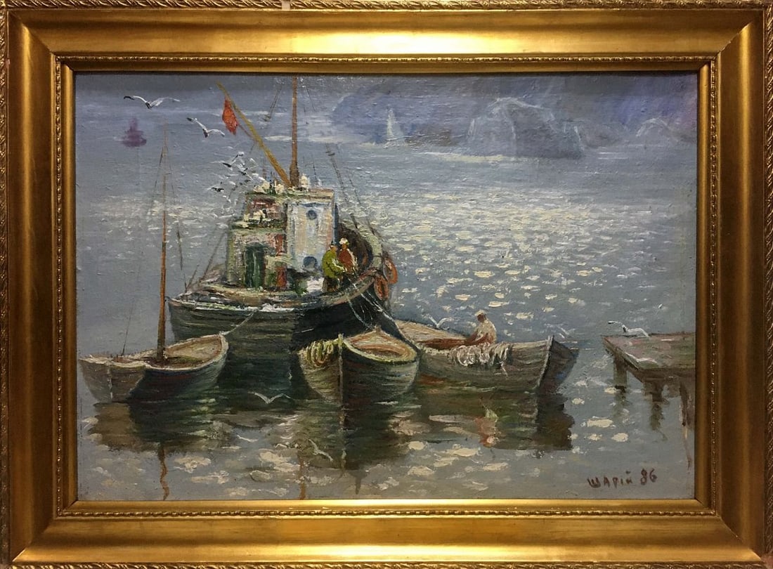 Oil painting On the lake Shariy Anatoliy - 2