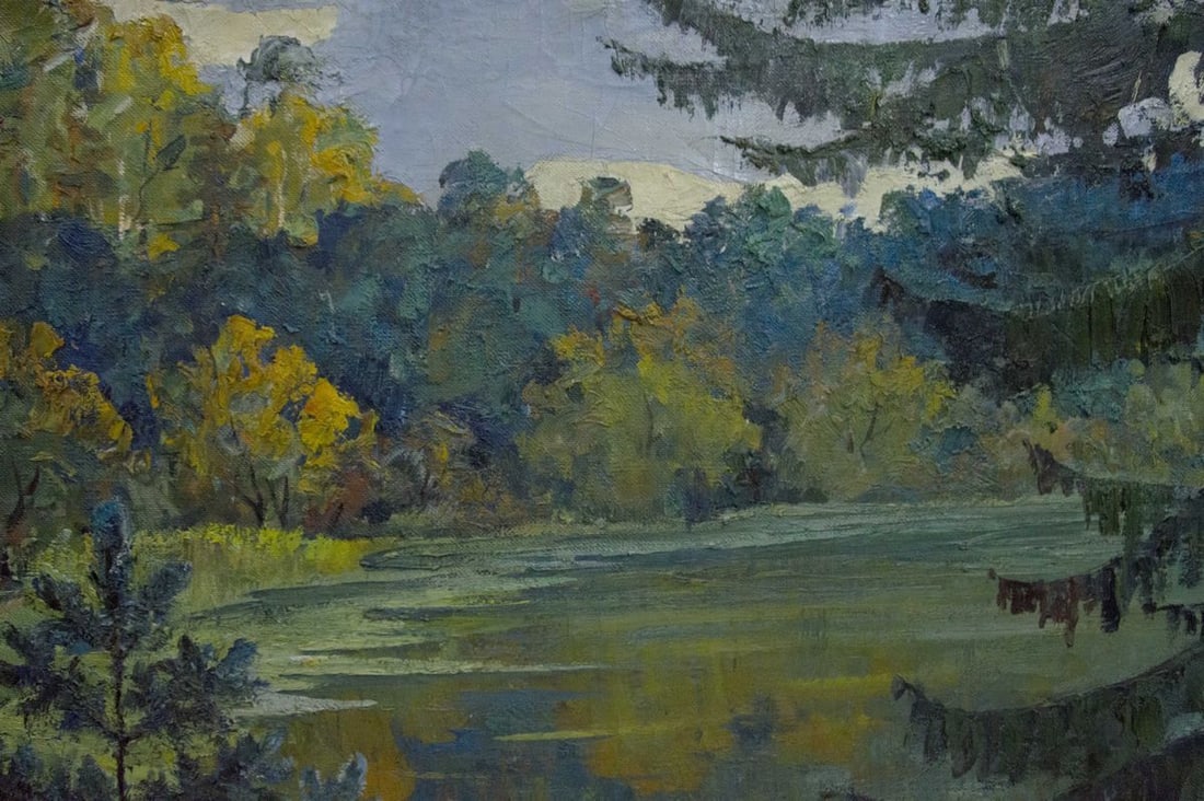 Oil painting Forest Lake Khokhrin Valentin Petrovich - 7
