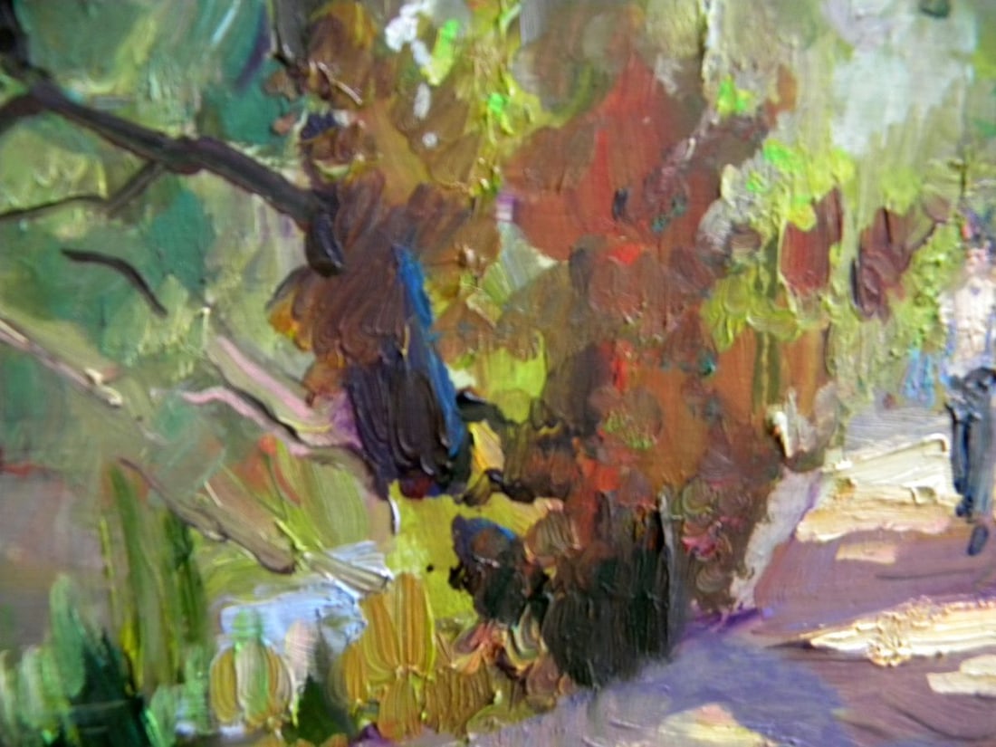 Oil painting Near the lake Anatoly Kymnatny - 8