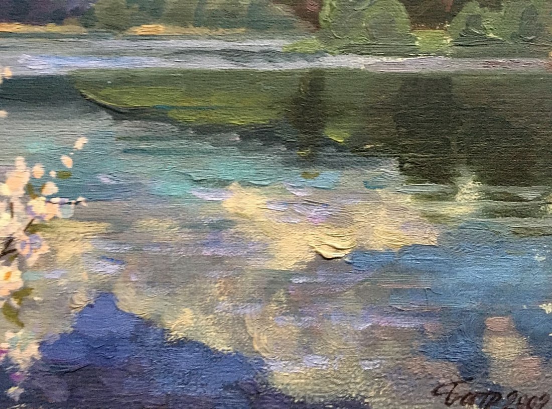 Oil painting Spring lake Batrakov Vladimir Grigorievich - 7