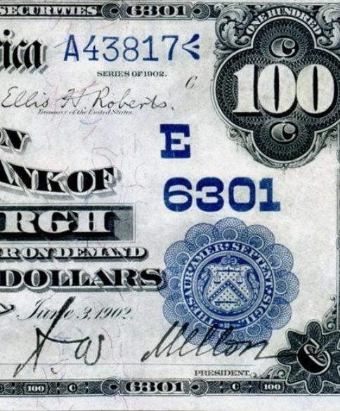 1902 Mellon $100 - 1 of Only 4 Known - 4
