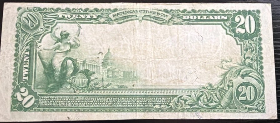 1902 Lititz $20 - Only Known Example - 2