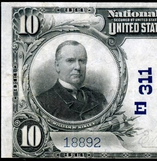 1902 $10 Gettysburg NB #311 - Scarce - 4