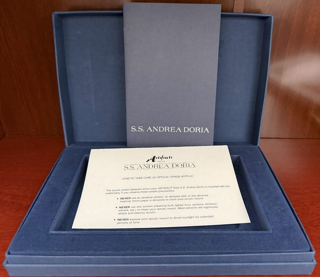 Andrea Doria $1 - Shipwreck PCGS Cert - 3