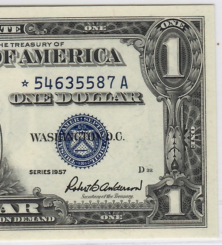 1957 $1 Silver Star - Last Series Rare - 3