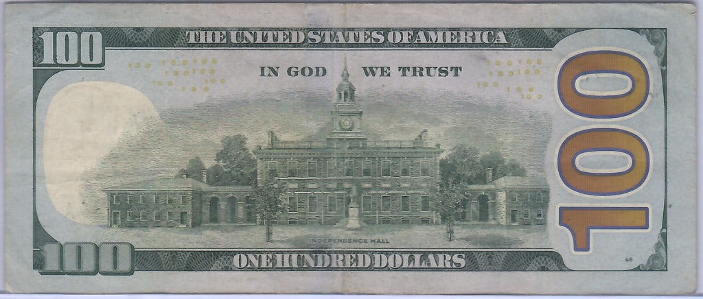 2009A $100 Broken Ladder - Rare - 2