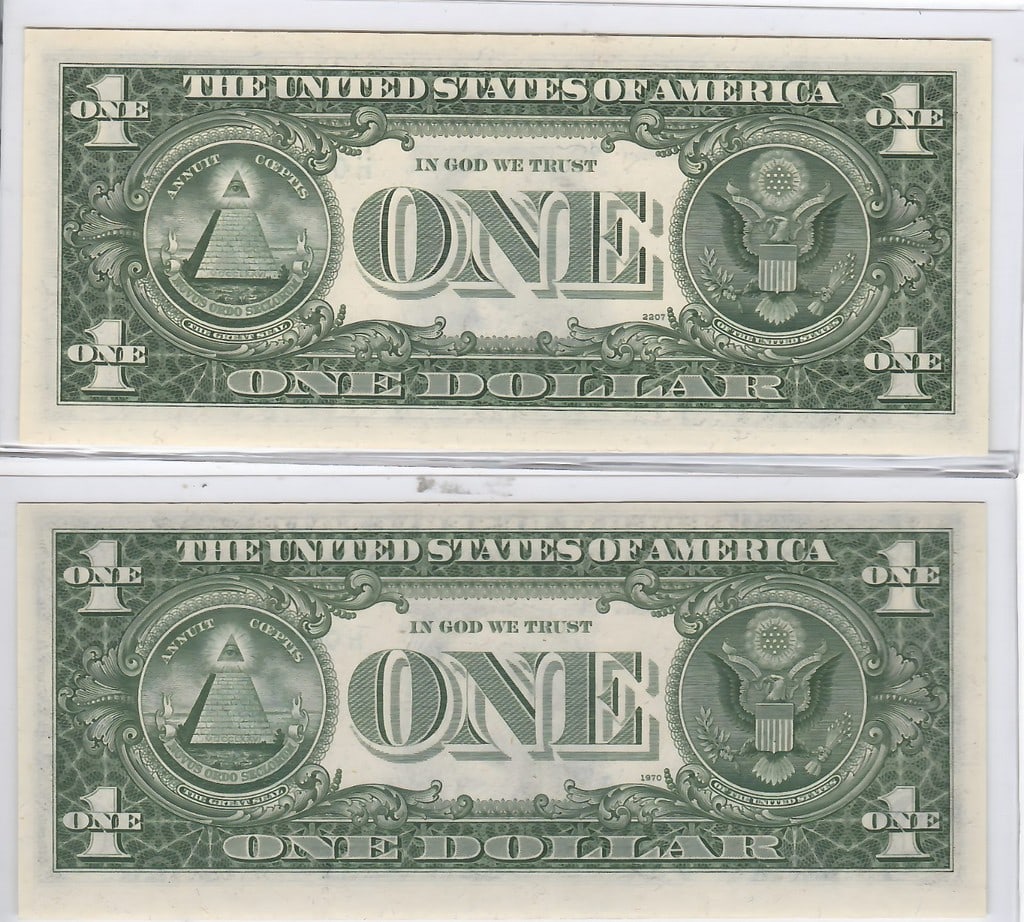 1974/77 St.Louis $1 Duplicate Pair - 2