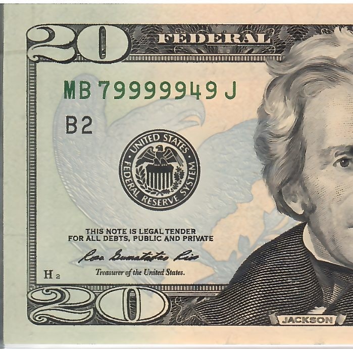 2013 $20 MB79999949J - Near Solid - 4