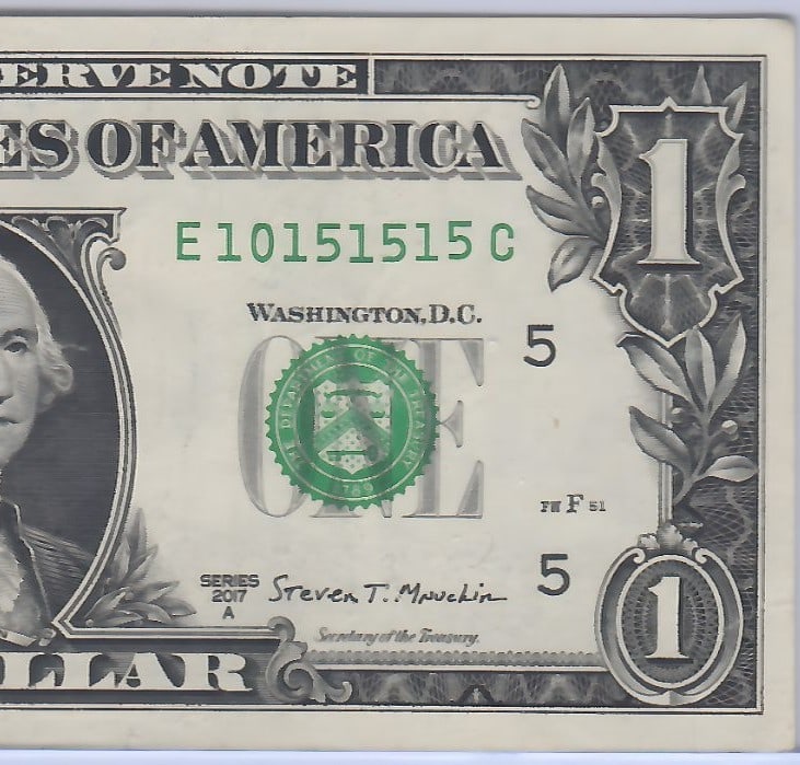 2017 $1 E10151515C - Near Repeater - 3