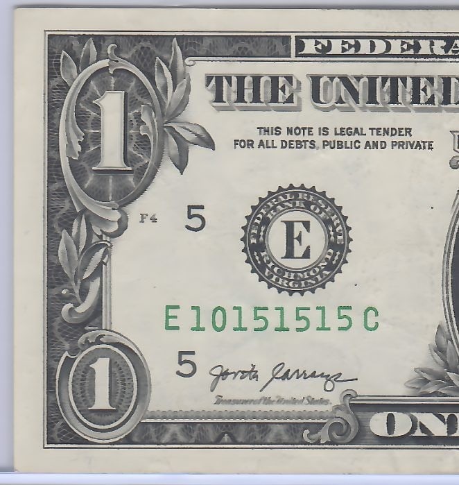 2017 $1 E10151515C - Near Repeater - 4
