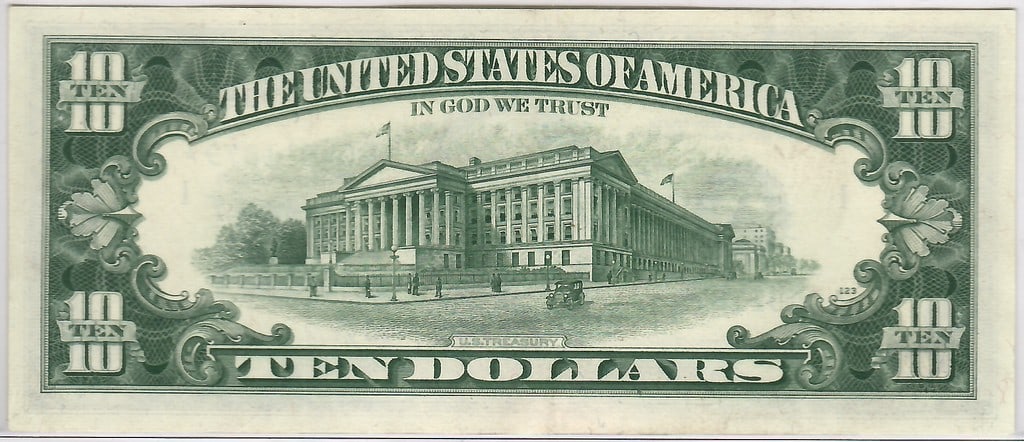 1969 $10 Star Note - Hamilton Boston - 2