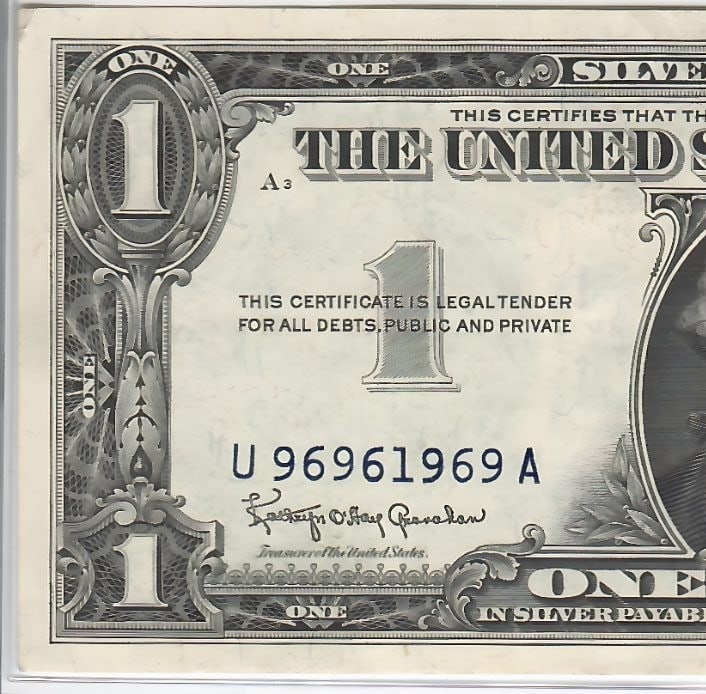 1957B $1 U96961969A - Repeater Rare - 4