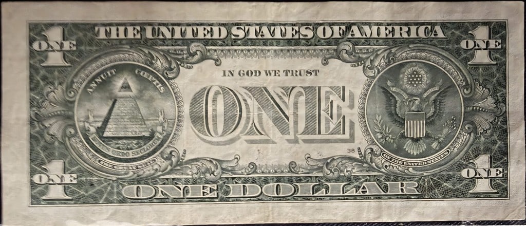 2017A $1 AA Block - 88888 Rare - 2