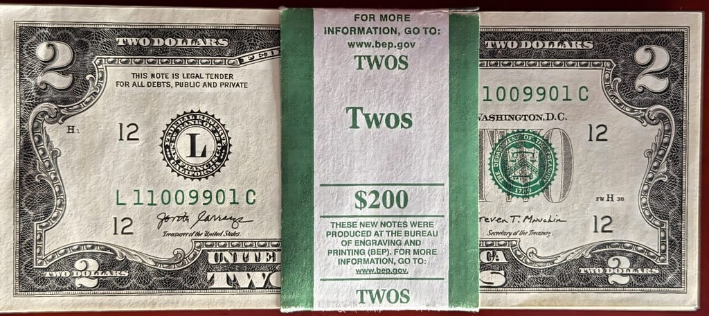 $2 Strap - Quad 9 & Low Serial - 2