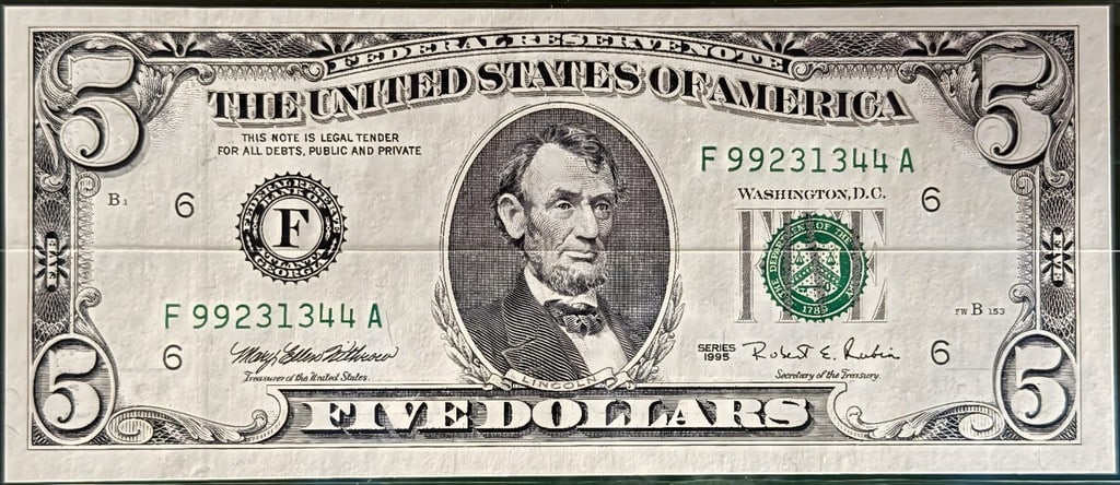 BEP $5 Portfolio - Limited Rare - 3