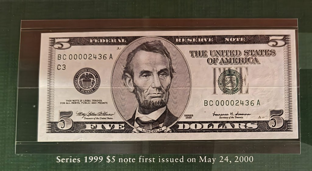 BEP $5 Portfolio - Limited Rare - 4