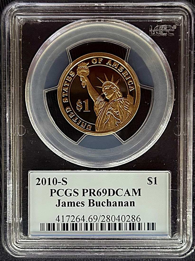 2010-S Buchanan $1 PR69 - PCGS DCAM - 2
