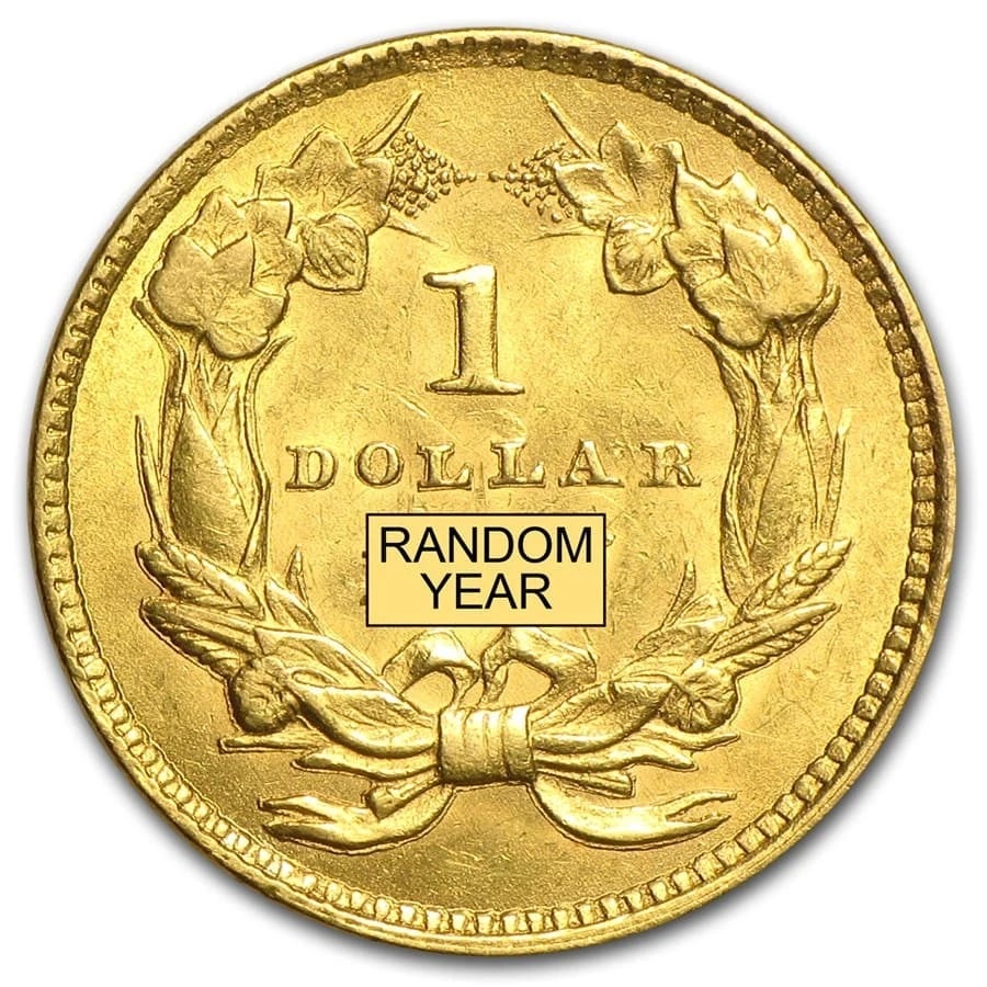 Type 3 Indian $1 - Random 1856-89 - 2