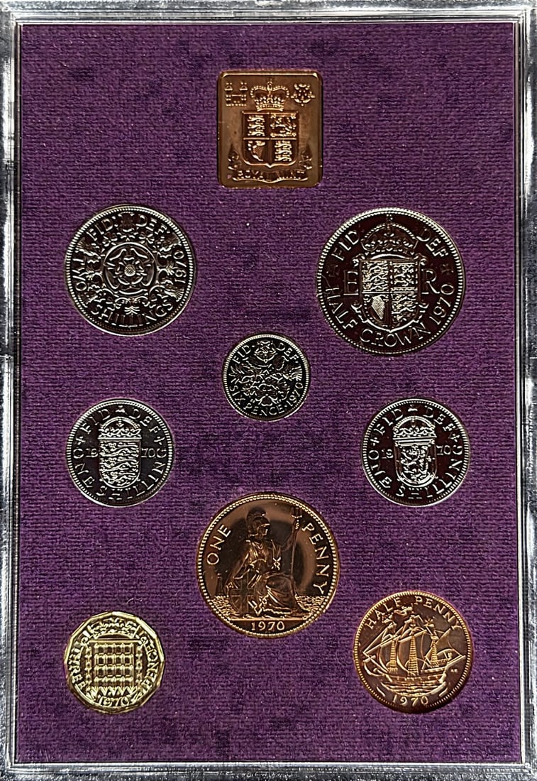 1970 Royal Mint Proof Set - Last Year - 2