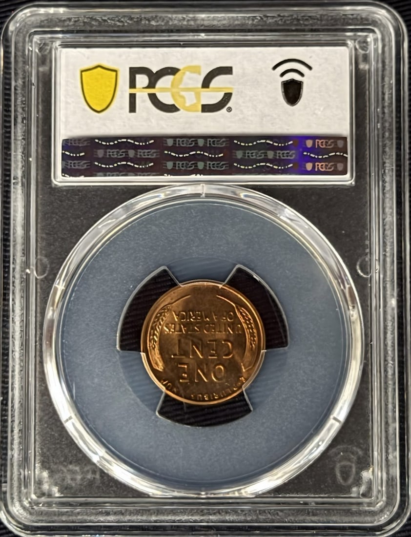 1958-D Cent MS63RD - Final Wheat PCGS - 2