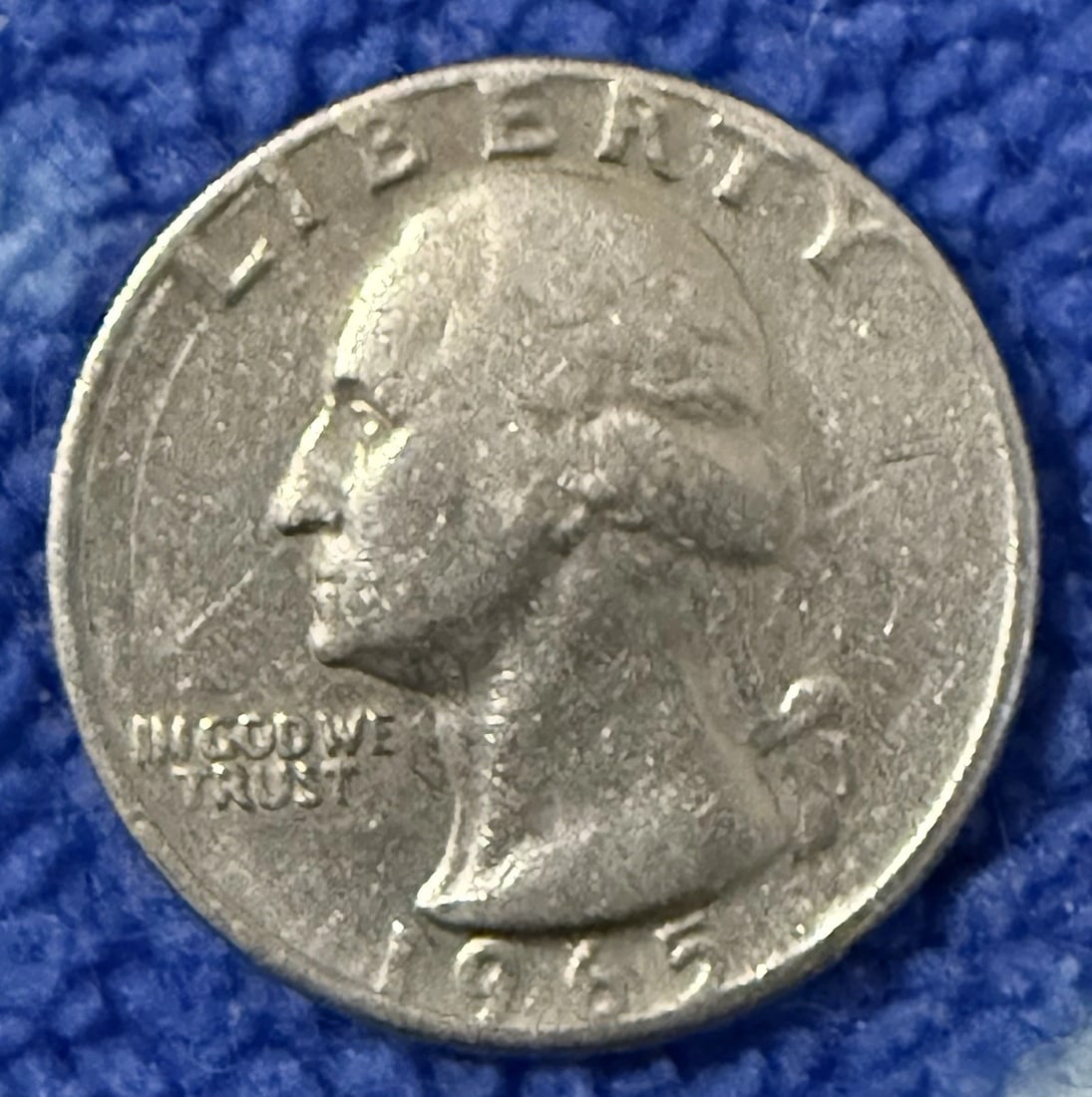 1965 Washington Silver Quarter No Mint Mark Error Rare Coin Collectible (1 of 5)