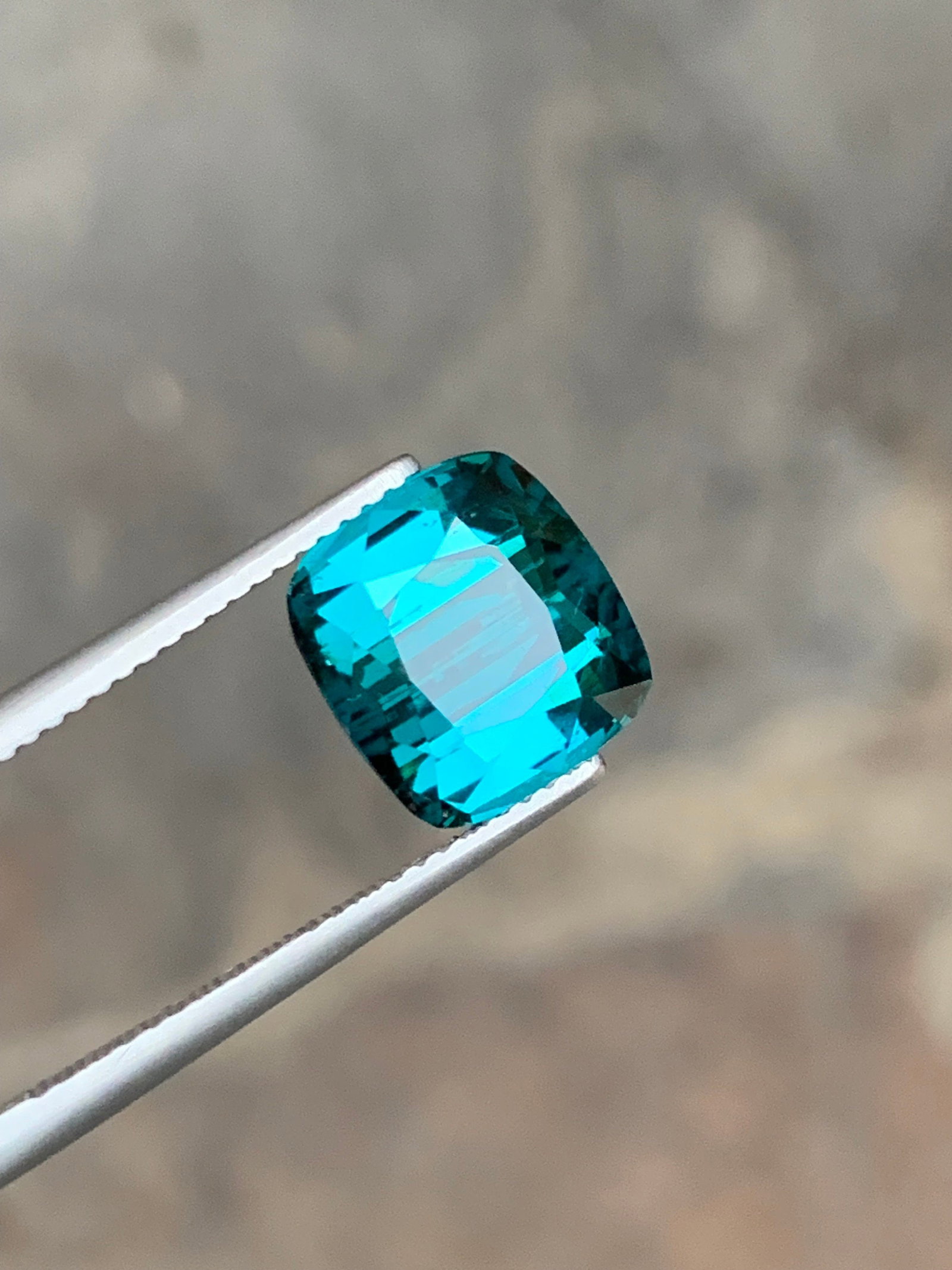 Ink Blue Tourmaline Gemstone: 4.50 Carat Raw Crystal - 3