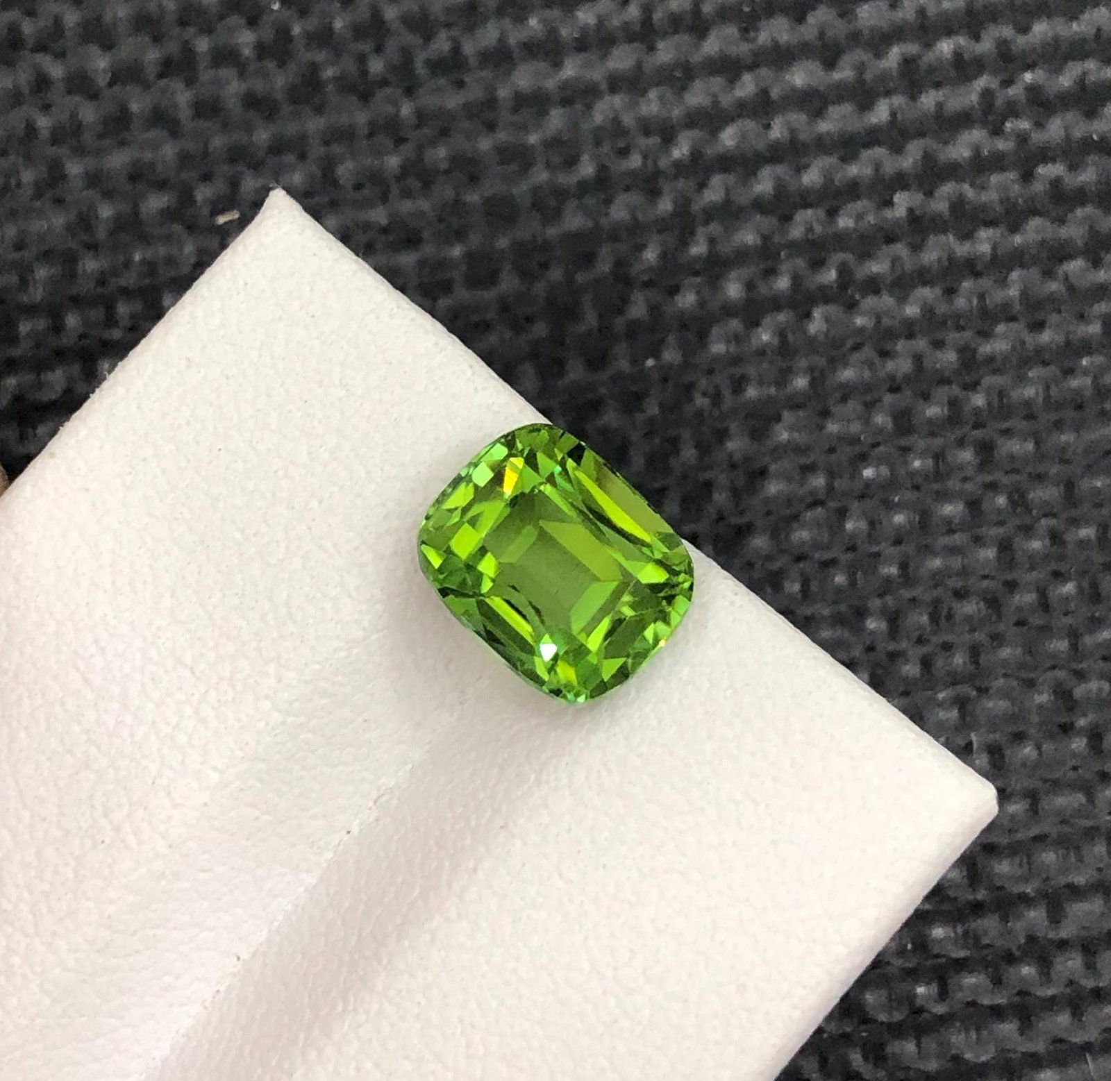Forest Green Tourmaline Gemstone: 3.07 CT Cushion Cut, Afghanistan - 4