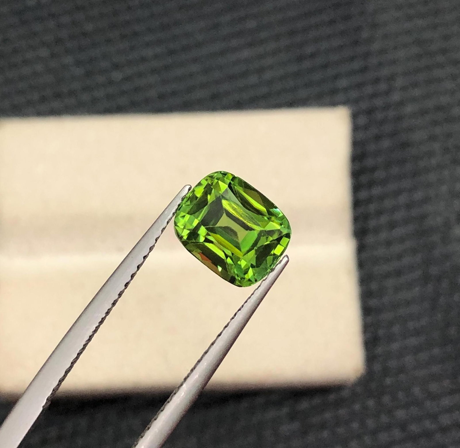 Forest Green Tourmaline Gemstone: 3.07 CT Cushion Cut, Afghanistan - 5