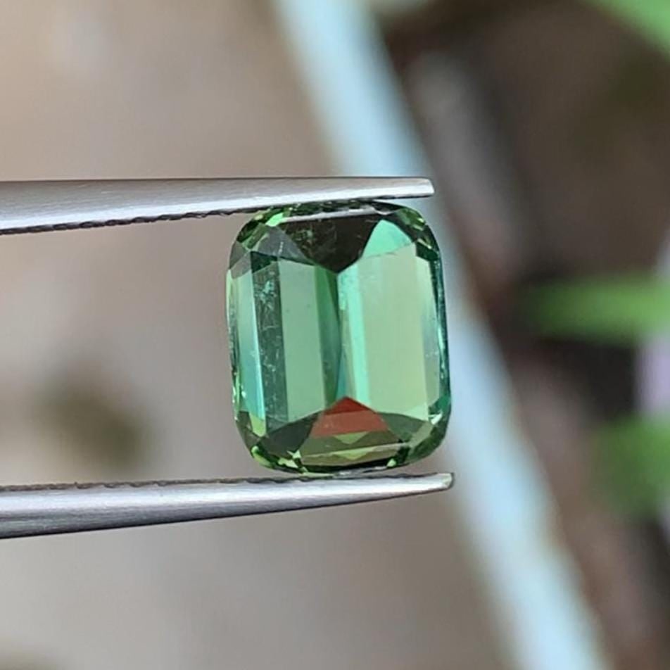 Natural Bluish Green Tourmaline For Ring Making From Afghanistan - 3.45 Carat - 4