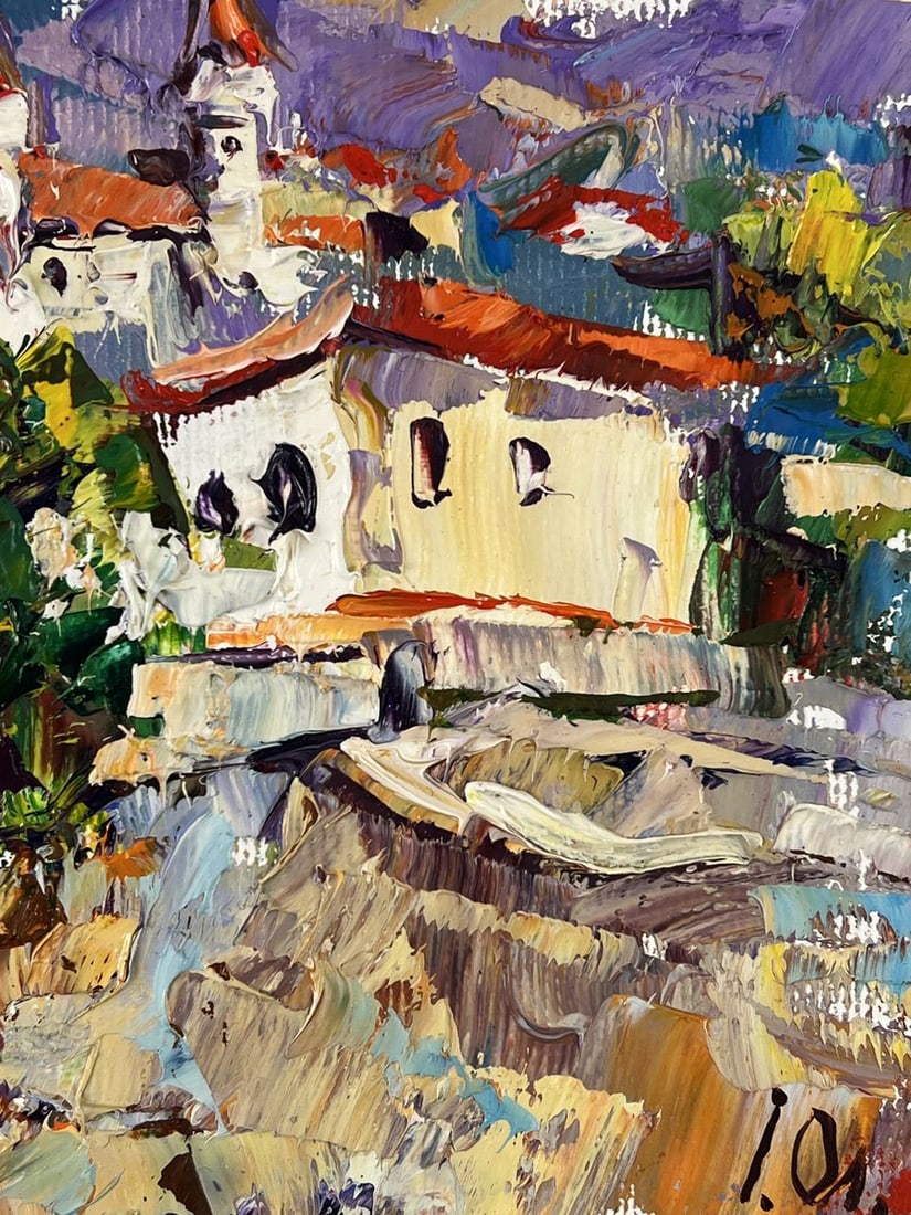 Oil painting Streets of the Rocky City Oleksiy Ivanyuk - 10
