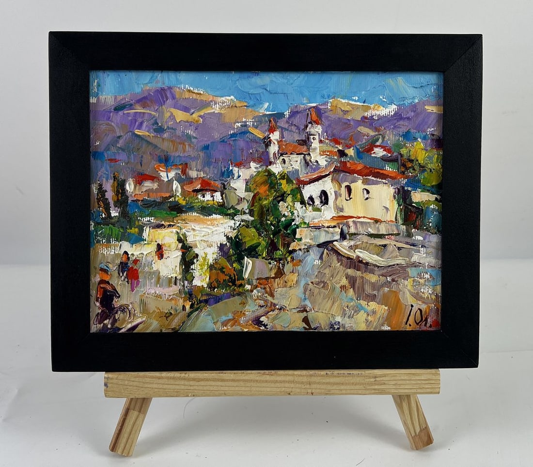 Oil painting Streets of the Rocky City Oleksiy Ivanyuk: Title: Oil painting Streets of the Rocky City Oleksiy Ivanyuk Description: NoAAA6609*** ABOUT THIS PAINTING **** TITLE: "Streets of the Rocky City"* ARTISTS: Oleksiy Ivanyuk* SIZE: 15x20 cm/5.90x7.87