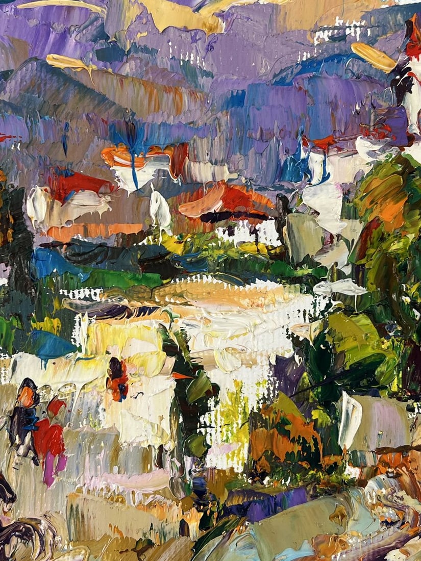 Oil painting Streets of the Rocky City Oleksiy Ivanyuk - 5