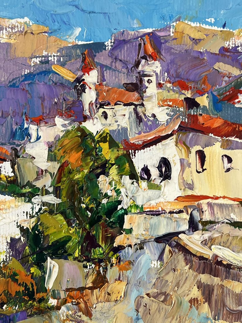 Oil painting Streets of the Rocky City Oleksiy Ivanyuk - 8